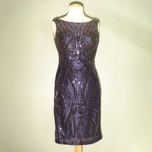 Calvin Klein Sequin Sheath Dress Size 4